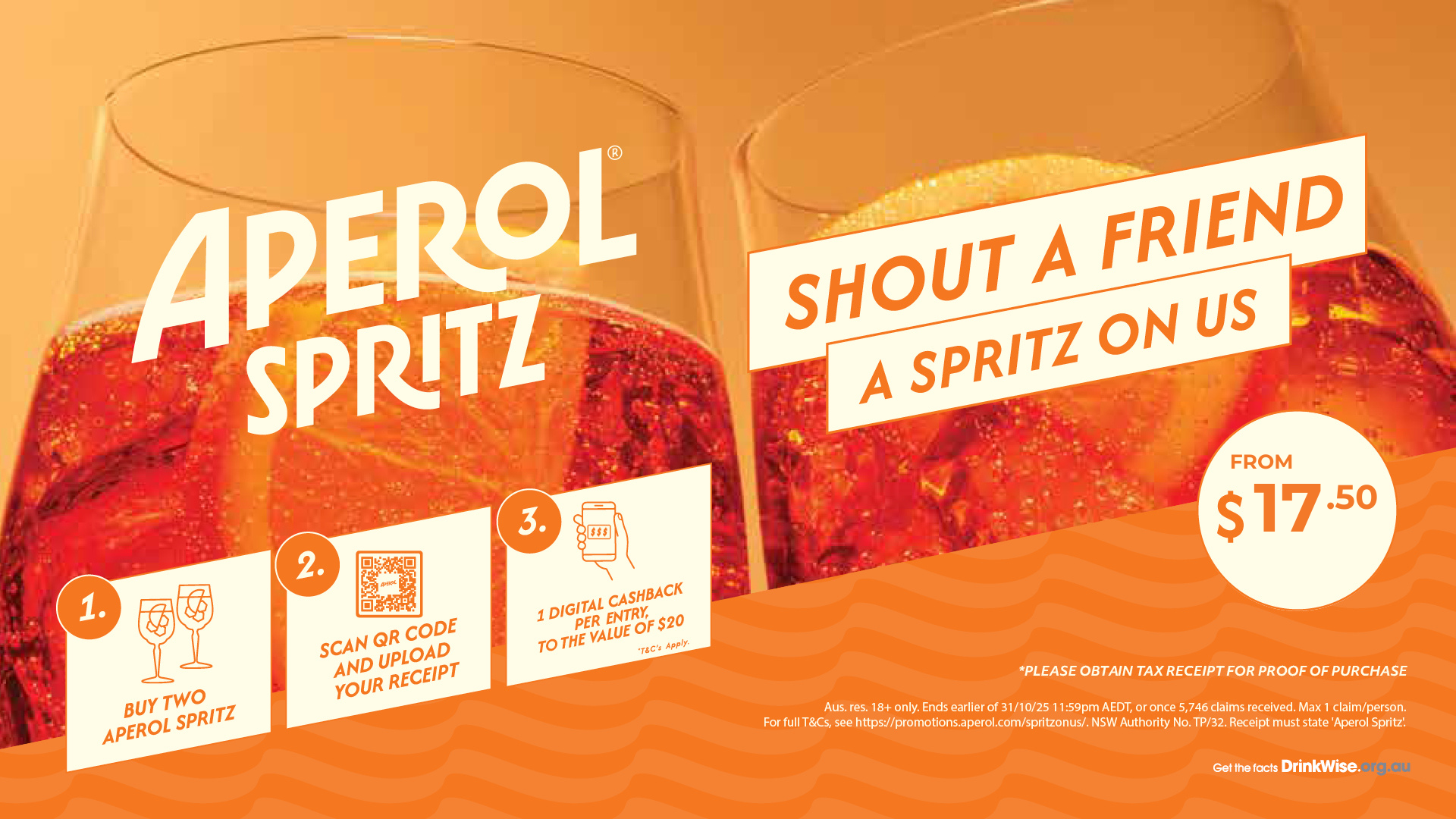 Shout a Mate with Aperol Spritz