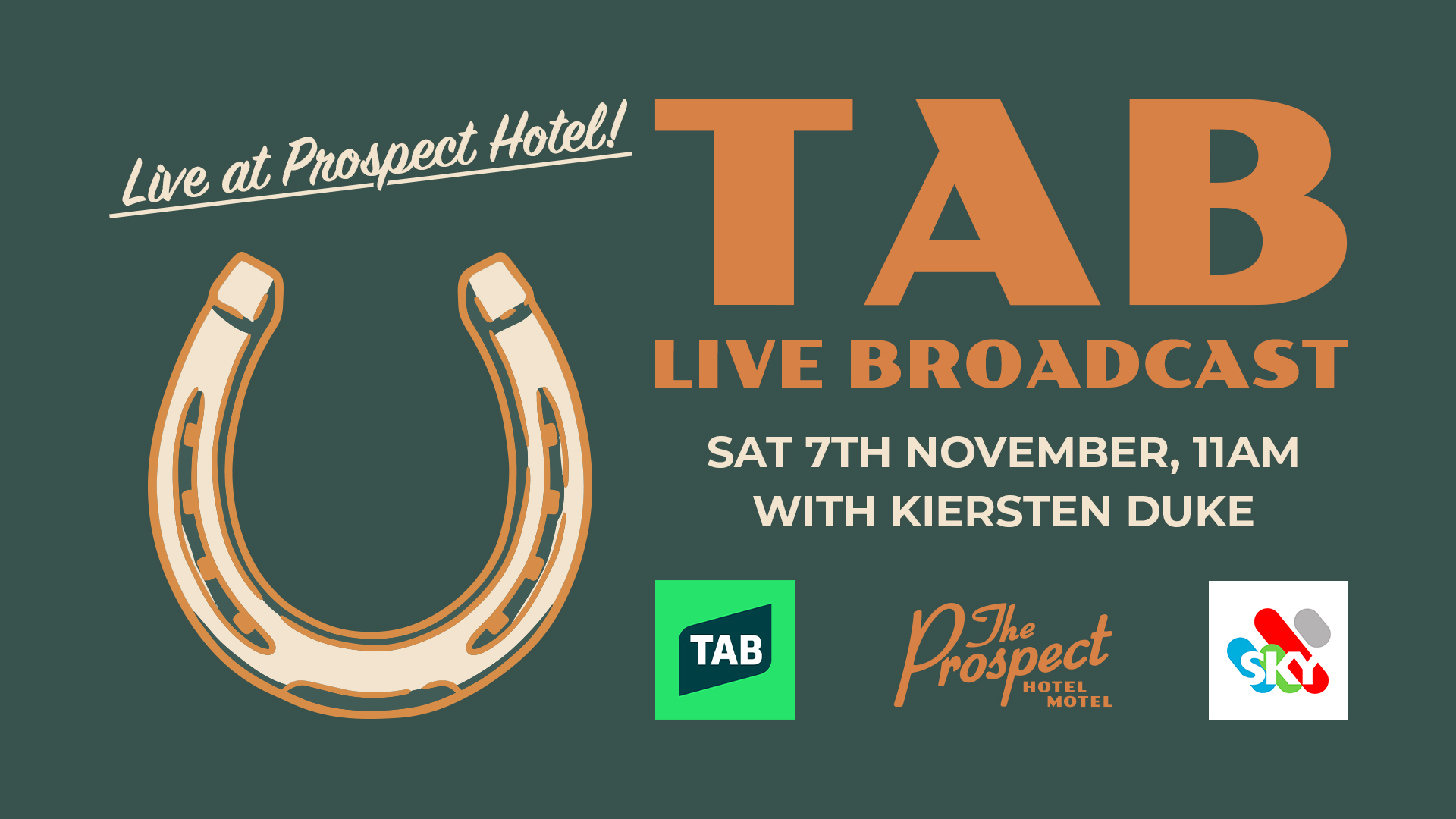 TAB Live Broadcast at Prospect Hotel